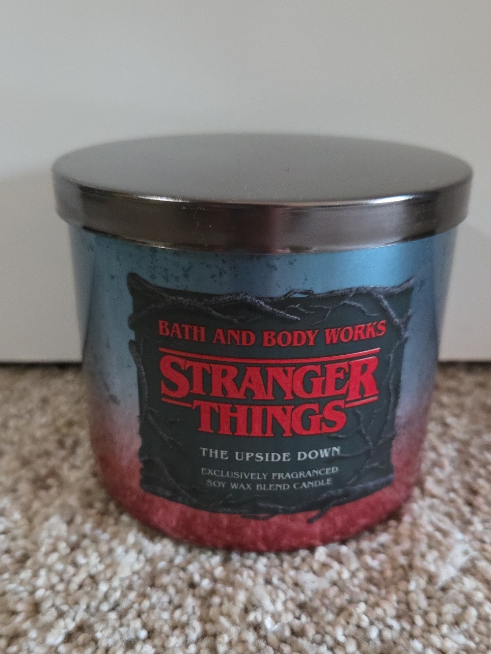 THE UPSIDE DOWN 3 Wick Candle Bath And Body Works + Stranger Things